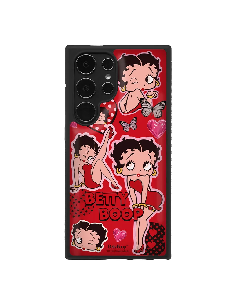 베티붑 키치 에폭시 범퍼 폰케이스_레드