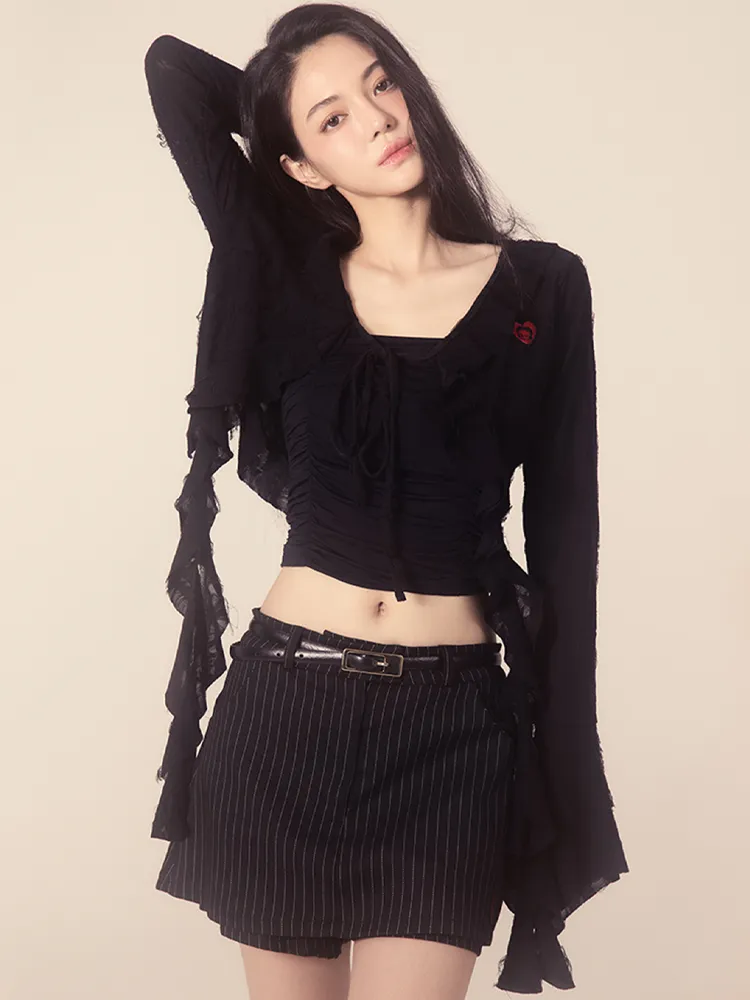 베티붑 그런지 러플 가디건_(3 Colors)
