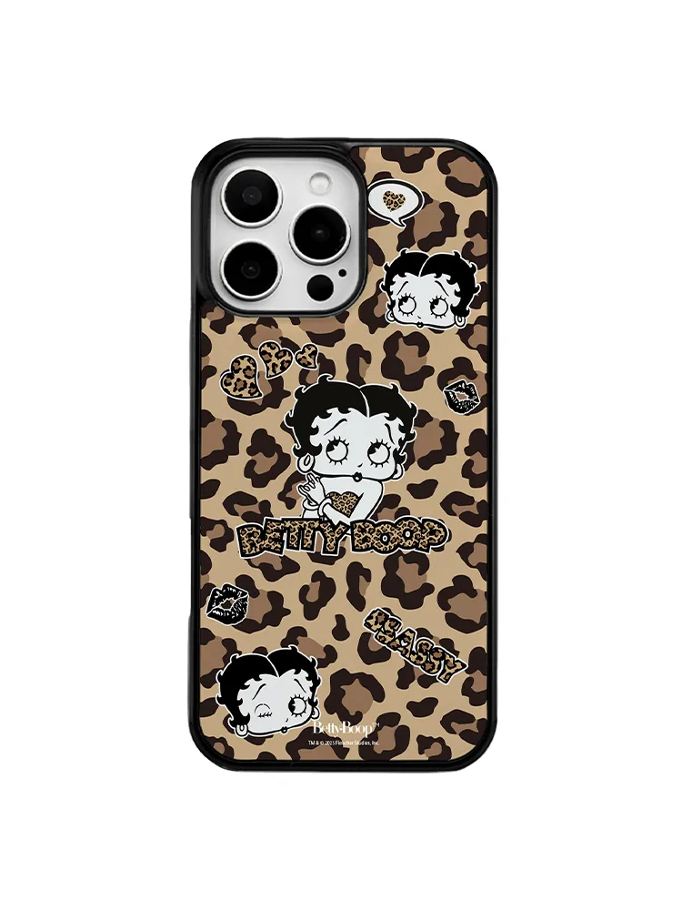 베티붑 레오파드 에폭시 범퍼 폰케이스_브라운